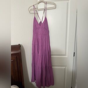 Abercrombie & Fitch Lavender Maxi Dress